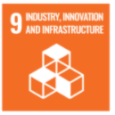 Logo for UN Sustainable Development Goal 9 on Industry, Innovation and Infrastructure